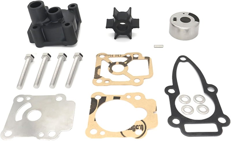QUICKMARINER QuickMarine 803750A03 Water Pump Impeller Repair Kit for Mecury Marine 6-9.9 HP Outboard Motors replaces 853792A5 803748Q01 Boat Engine - Image 1